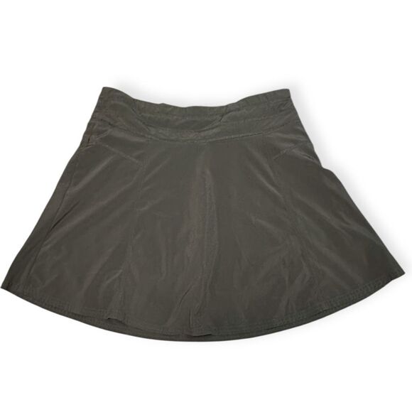 ATHLETA Women’s Black All Day Skort Built-In Shorts Active Tennis Golf Size 10 S - Picture 2 of 8